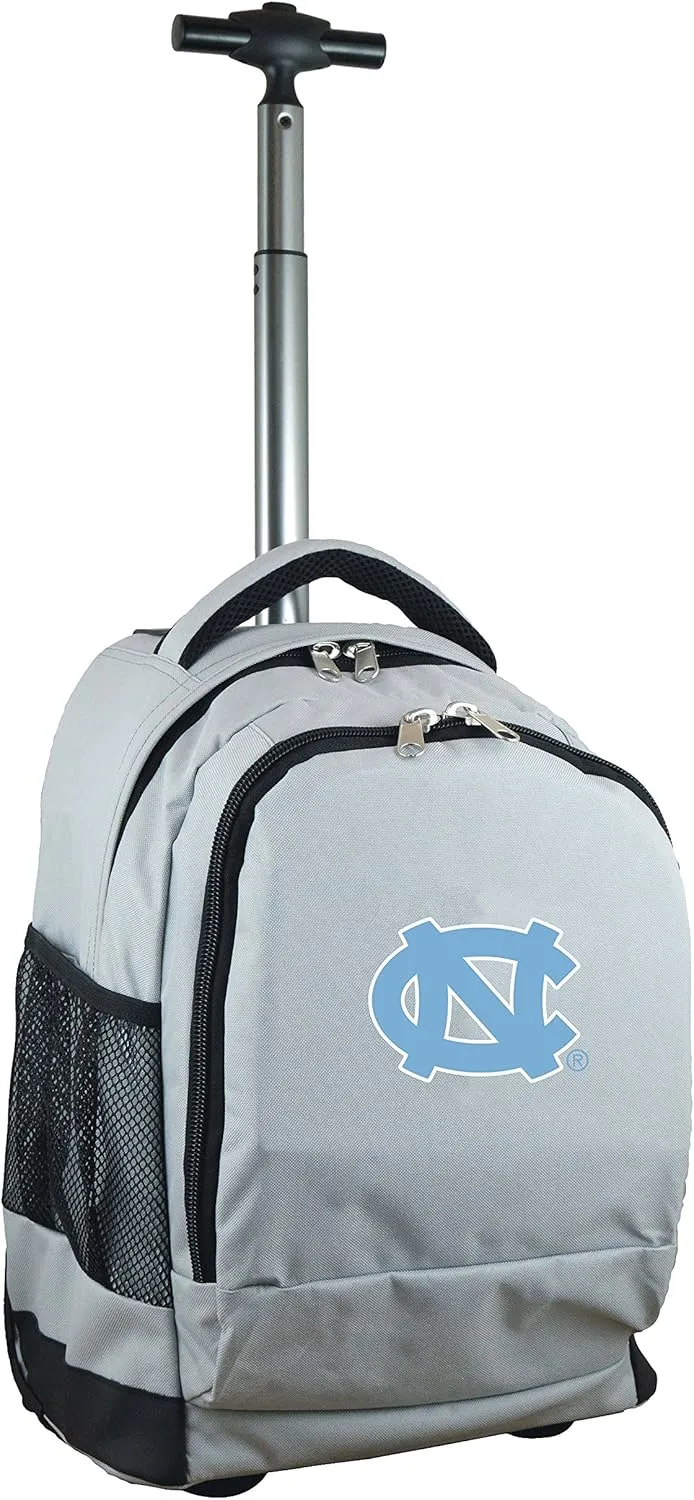 NCAA Wheeled Backpack, 19-inches, Grey