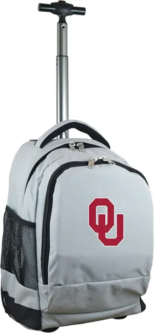 NCAA Wheeled Backpack, 19-inches, Grey