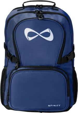 Nfinity Classic Cheer Backpack For Cheerleading - Backpack With Detachable Purse and Laptop Sleeve - Lightweight Backpack for Travelling - Sports Backpack for Cheerleaders (Royal Blue)