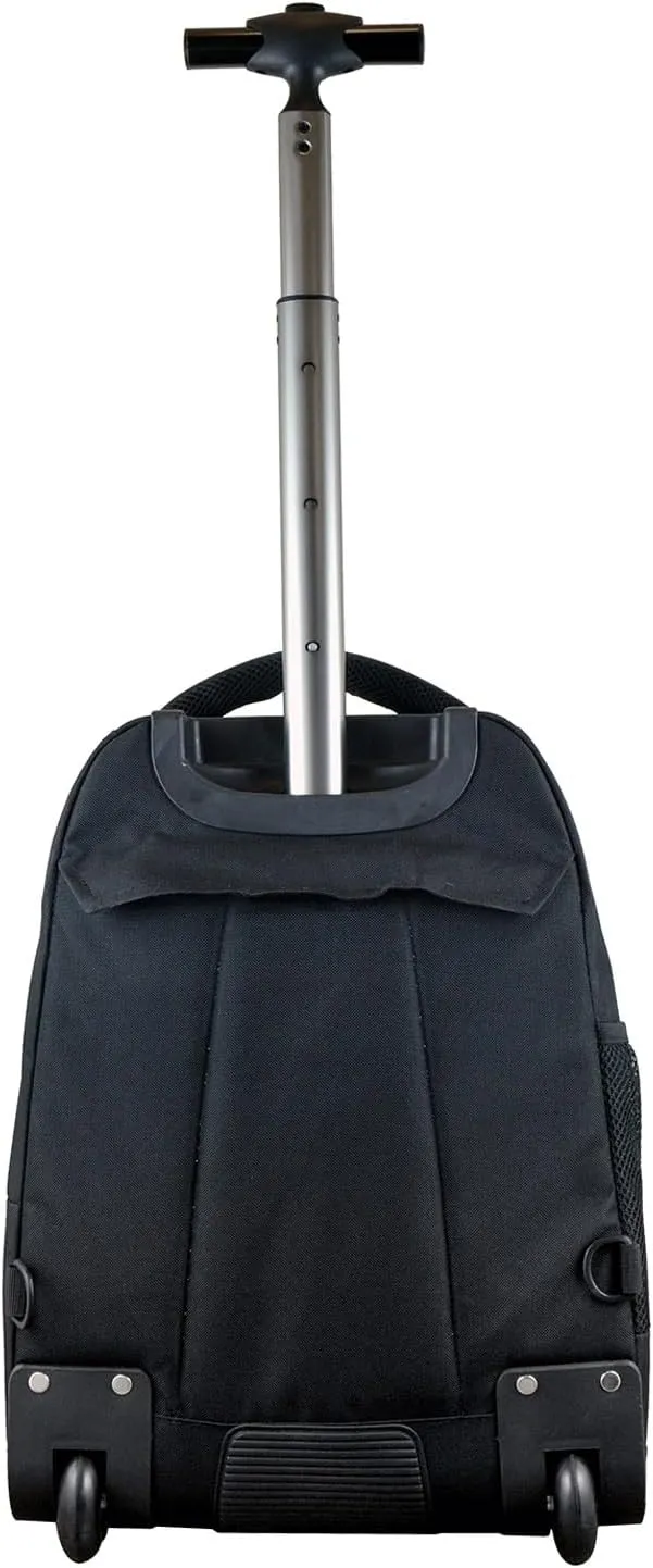 NFL Wheeled Backpack, 19-inches, Black