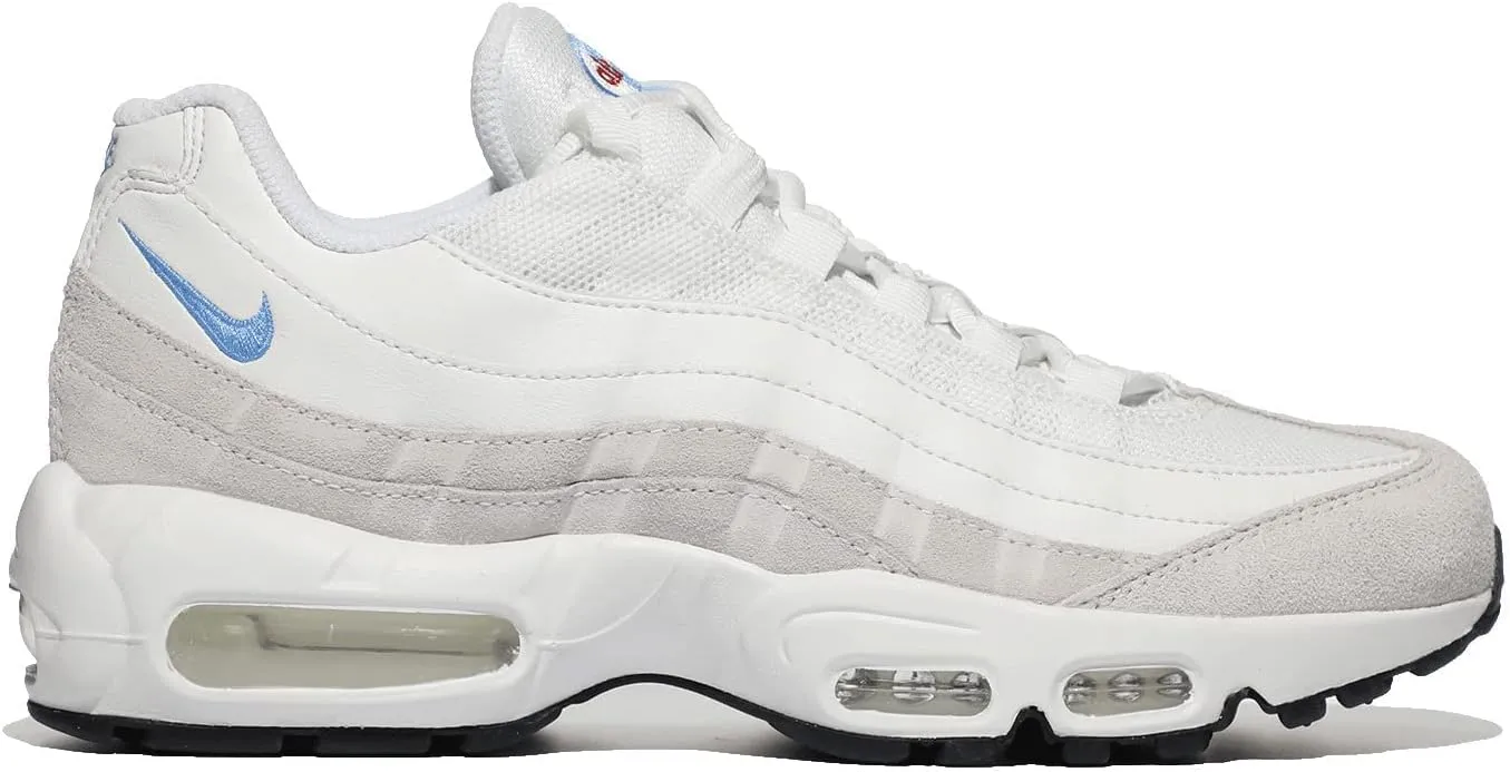 Nike Womens WMNS Air Max 95 DJ9981 100 Summit White University Blue - Size 5W