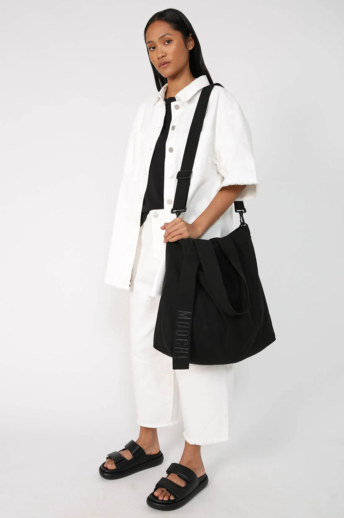 noir tote / black|black