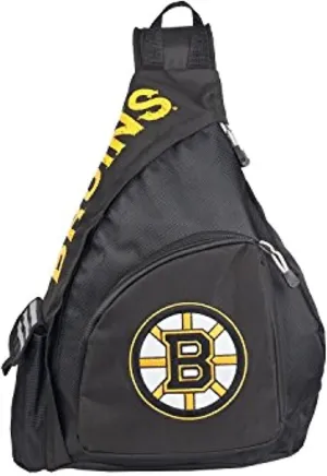 NORTHWEST NHL One Shoulder Sling Backpack 20" H x 9" D x 15" W (Boston Bruins)