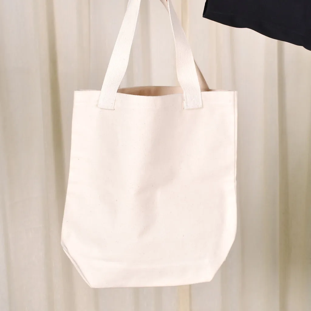 NOS 1980s Vintage Geranium Tote Bag