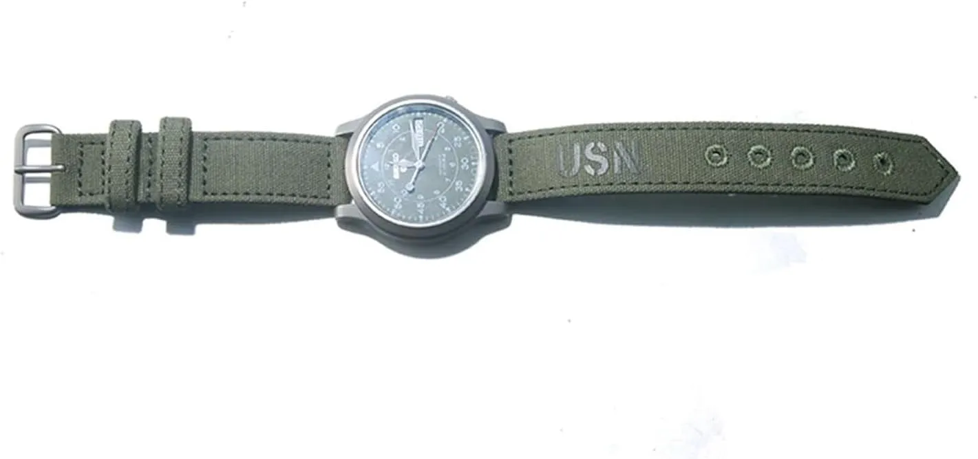 Nylon Military Divers 18mm 20mm two piece Canvas Watch straps watchbands