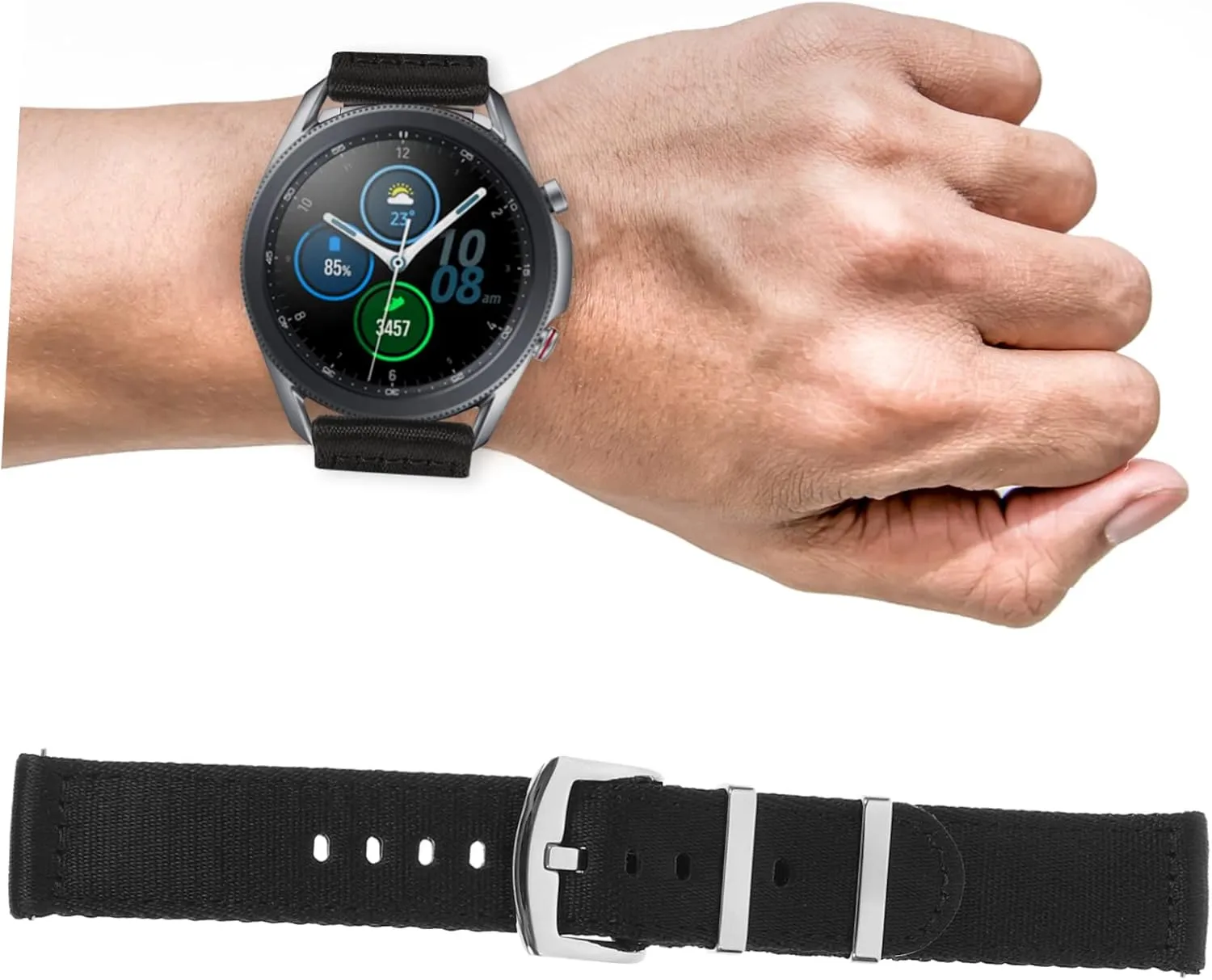 Nylon Watch Strap Replacement Band Quick Release Wristband for Men Women Comfortable Breathable Wear