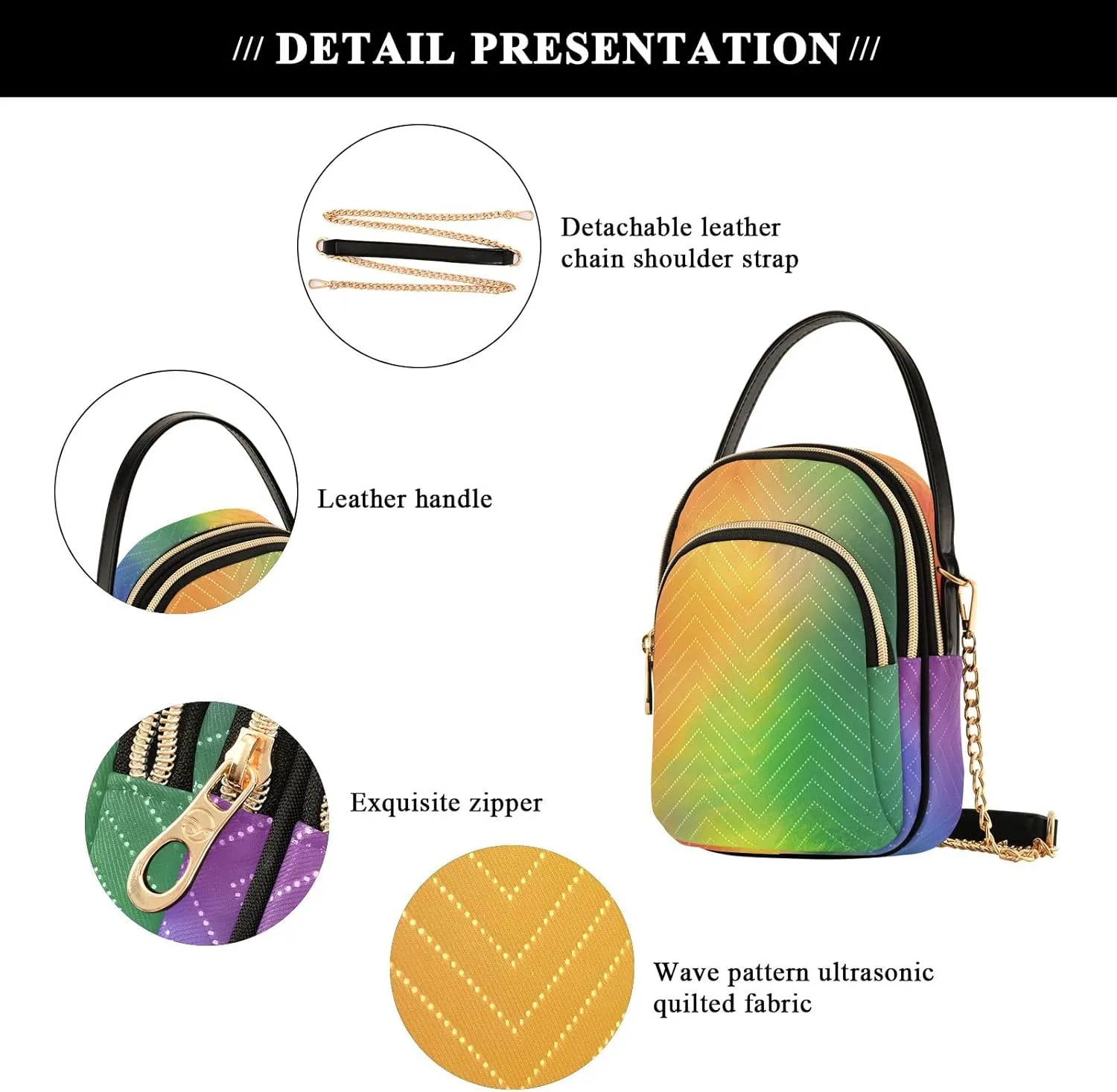ODAWA Hawaii State Flag Crossbody Bag Women - Fashion Crossbody Bags for Women - Crossbody Bags for Women Travel