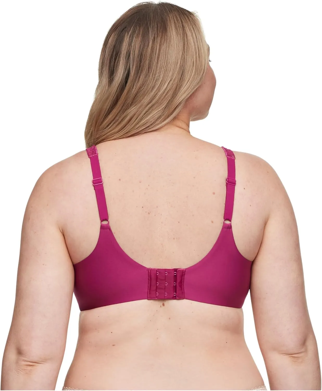 Olga Women's Sheer Leaves Minimizer Bra