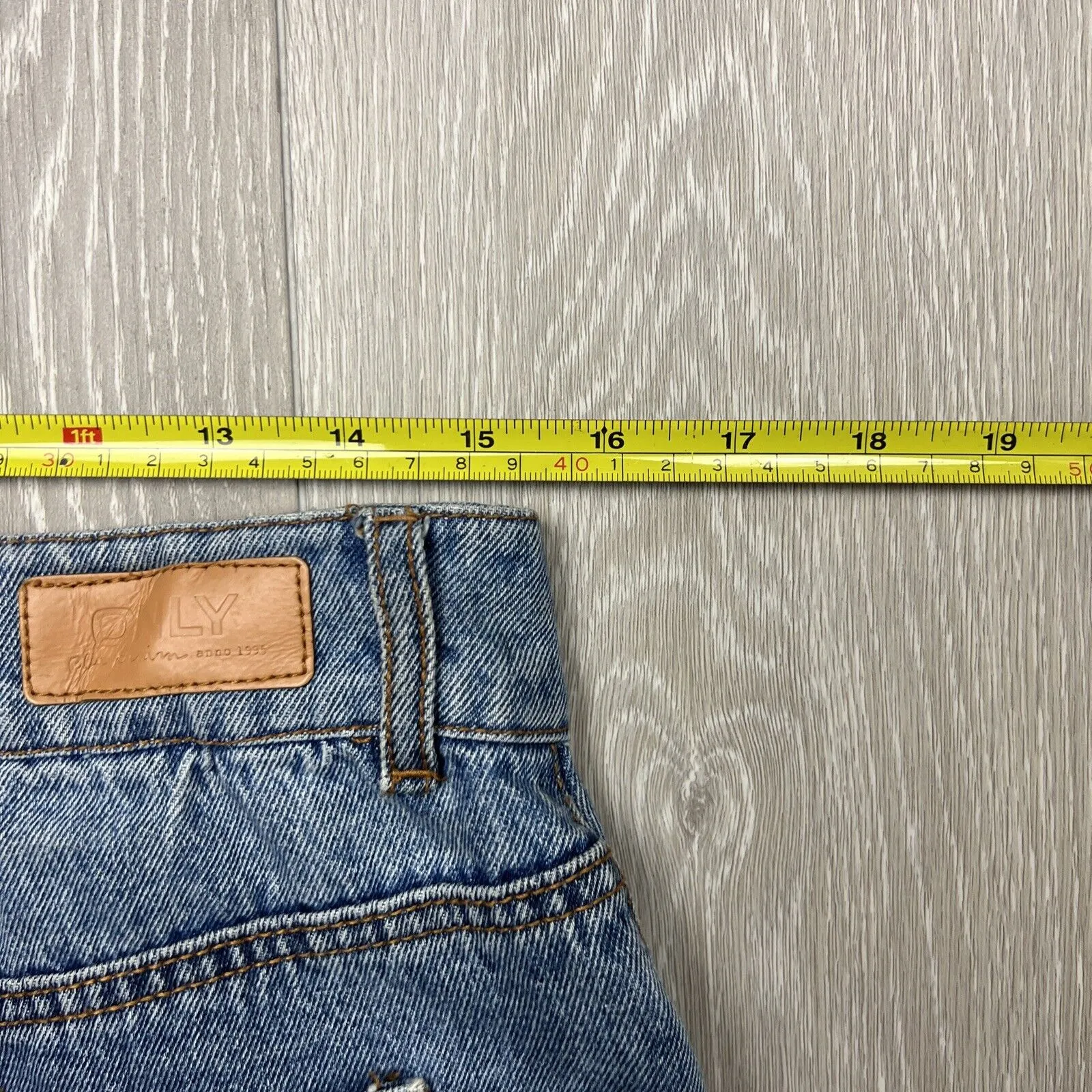 Only Denim Womens Blue Denim Skirt Size 38