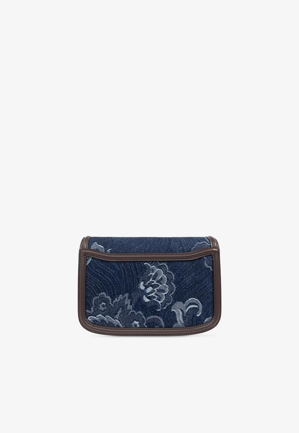 Paisley Jacquard Denim Shoulder Bag