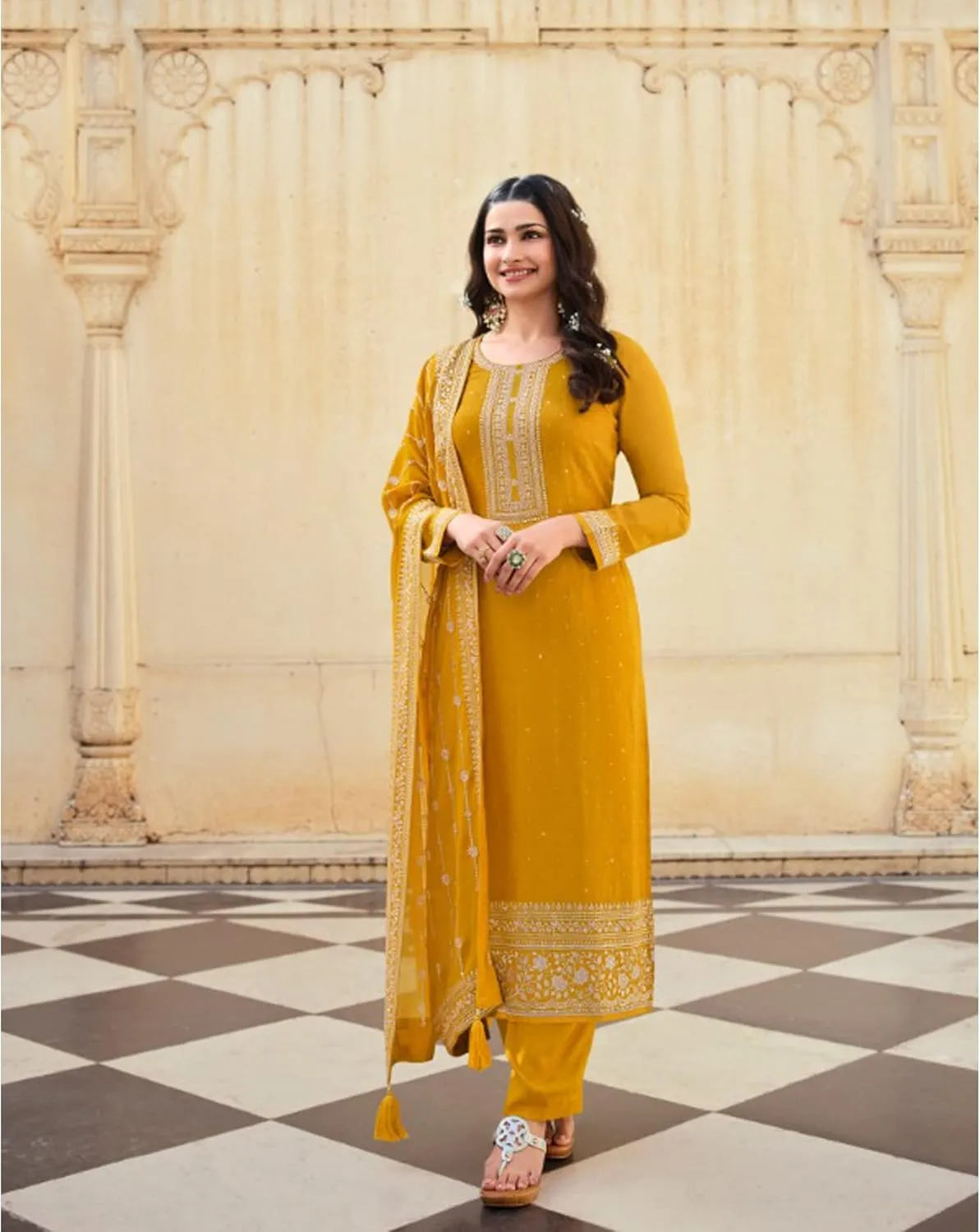 Pakistani Stitched Wedding Collection with Salwar Kameez Plazzo Pant Suits for Women Wear