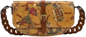 Patricia Nash Leather Vilette Chainlink Shoulder Bag