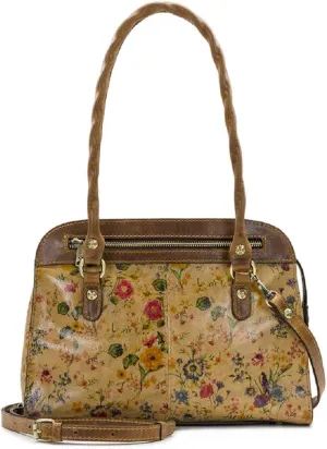Patricia Nash Prairie Rose Collection Calvi Square Satchel Bag