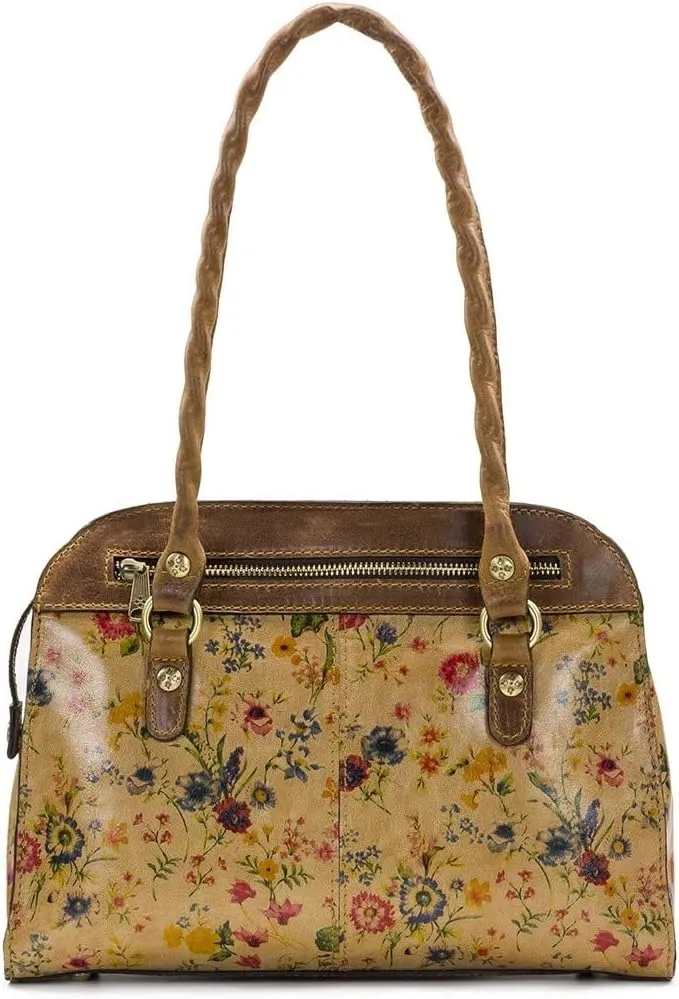 Patricia Nash Prairie Rose Collection Calvi Square Satchel Bag