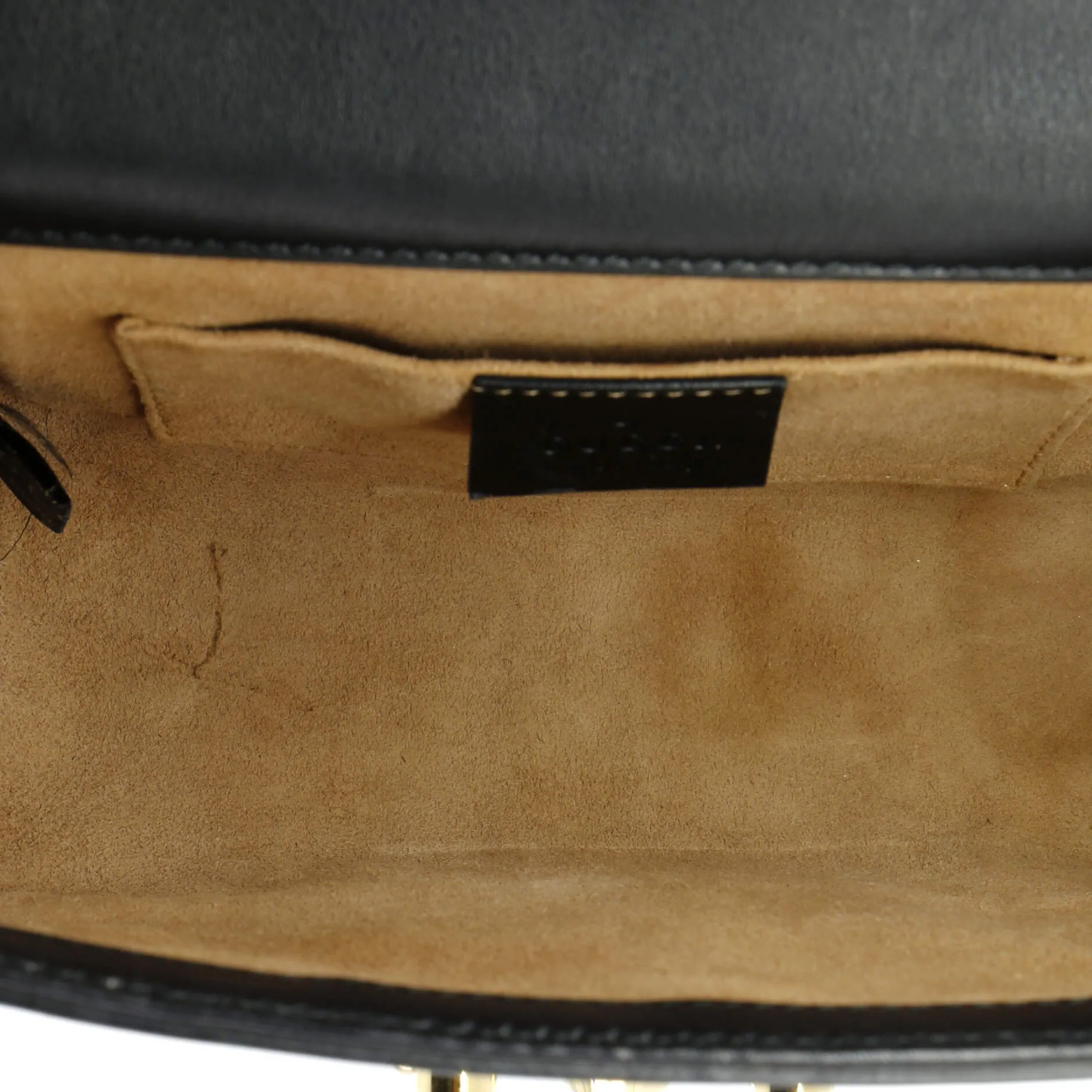 Pearly Padlock Shoulder Bag Studded Leather Small