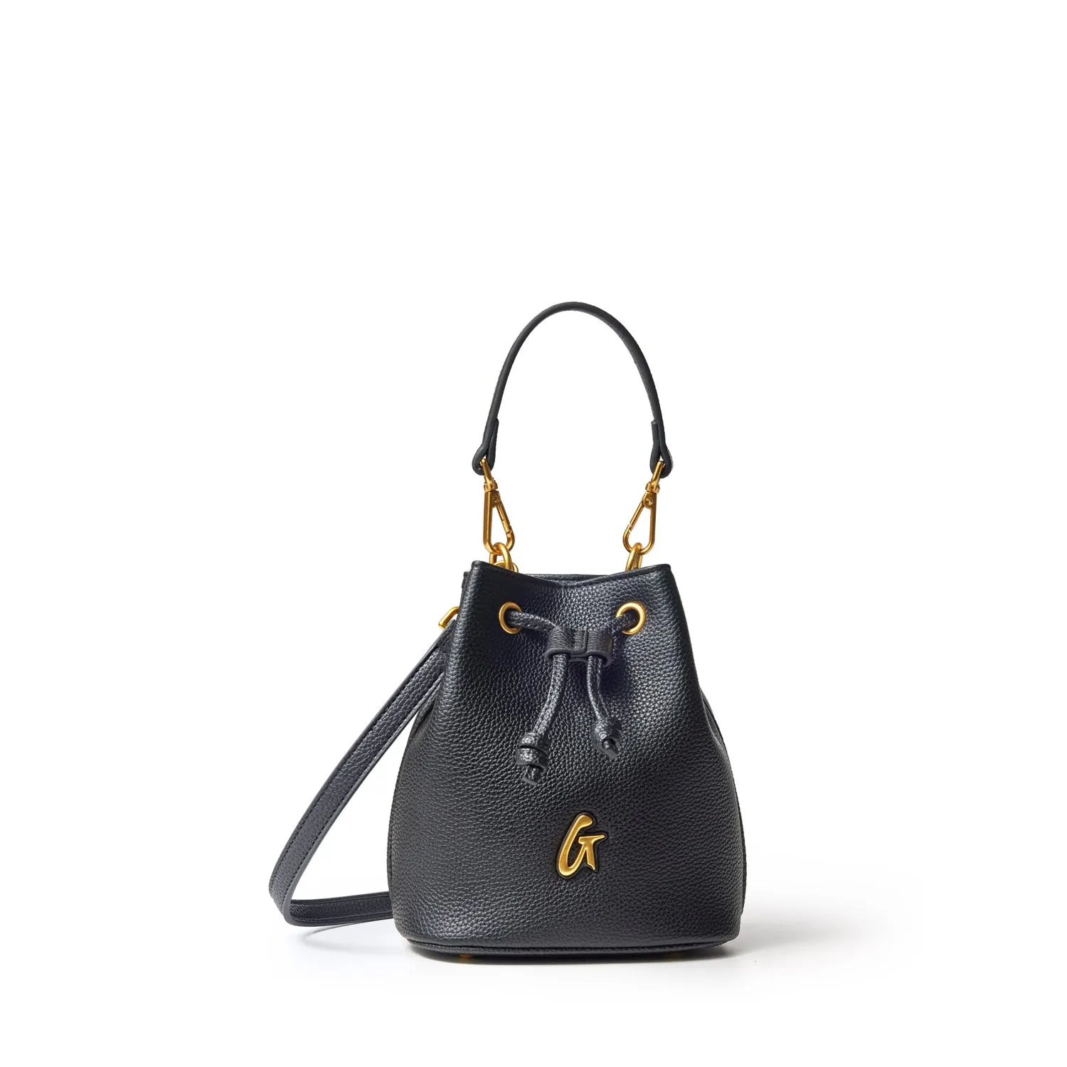 PEBBLE BUCKET BAG BUNDLE - BLACK