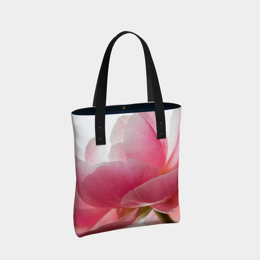 Peony Luster Luxury Tote