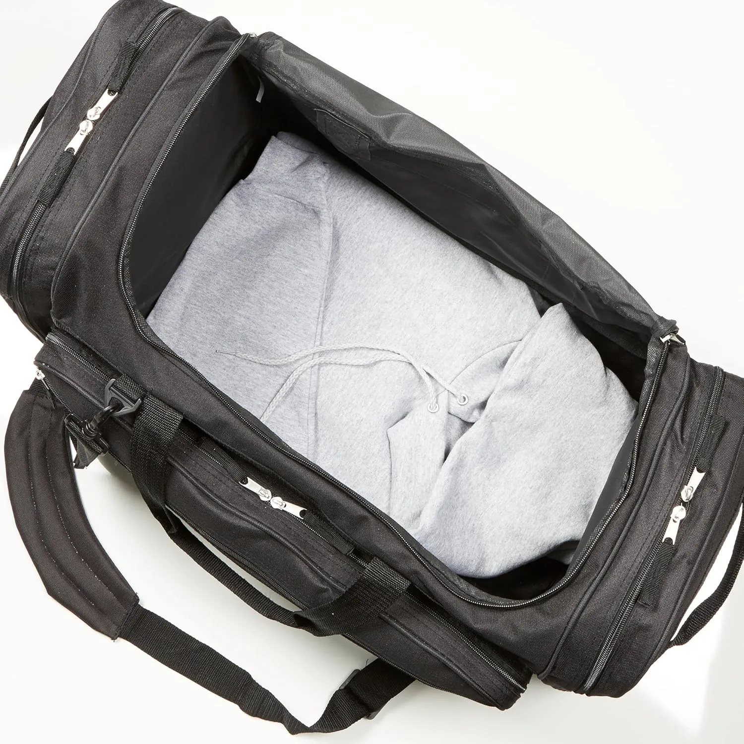 Personalization Universe Deluxe Weekender Embroidered Monogram Quilted Duffel Bag
