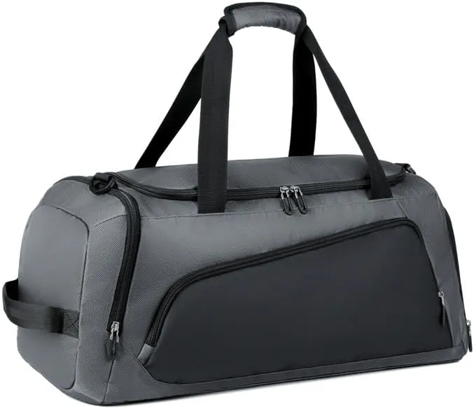 Personalized Duffel Bag Embroidered Sports Gym Bag Travel with Wet Dry Pockets&Shoe Compartment Gift For Groomsman,Bridesmaid