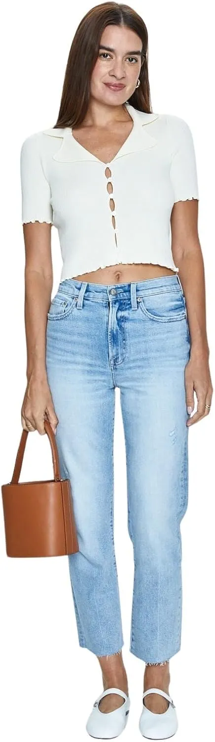 Pistola Charlie High-Rise Clash Classic Straight Ankle Jean