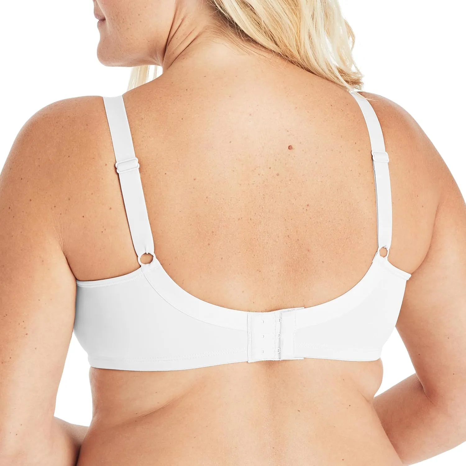Playtex Women's Wireless Minimizer Bra, 18 Hour Plus-Size T-Shirt Bras Available, Smoothing, 4697
