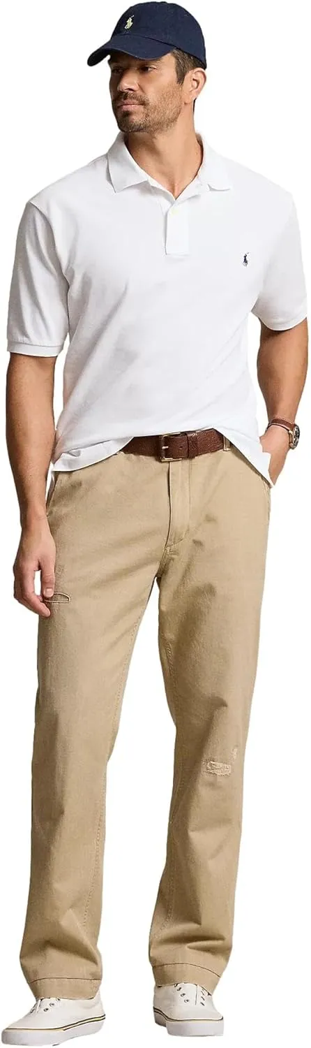POLO RALPH LAUREN Men's Big & Tall Short Sleeve Iconic Mesh Polo Shirt