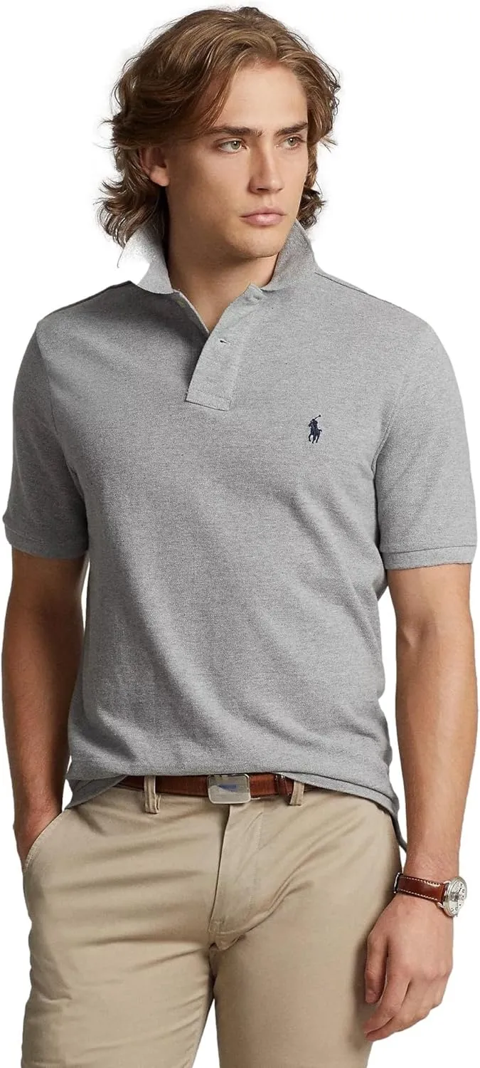 POLO RALPH LAUREN Men's Custom Slim Fit Iconic Mesh Polo