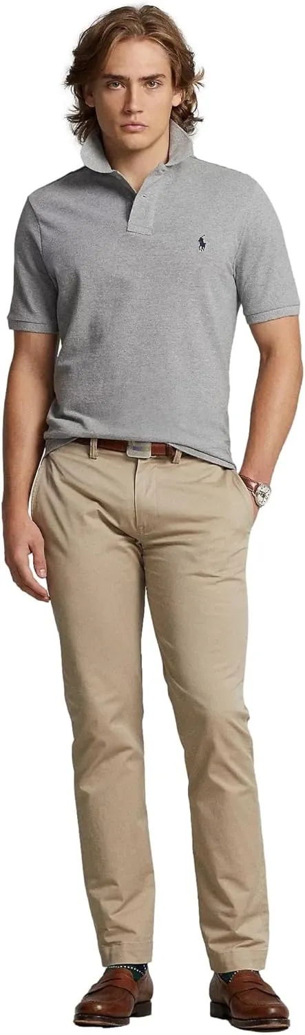 POLO RALPH LAUREN Men's Custom Slim Fit Iconic Mesh Polo