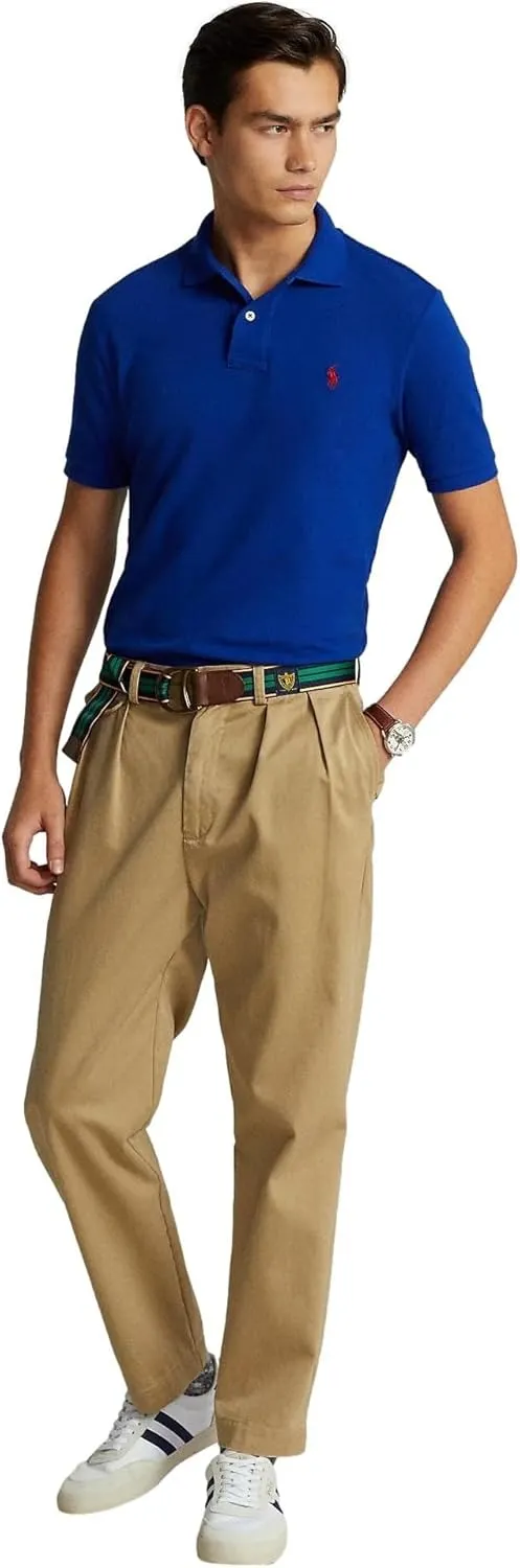 POLO RALPH LAUREN Men's Custom Slim Fit Iconic Mesh Polo