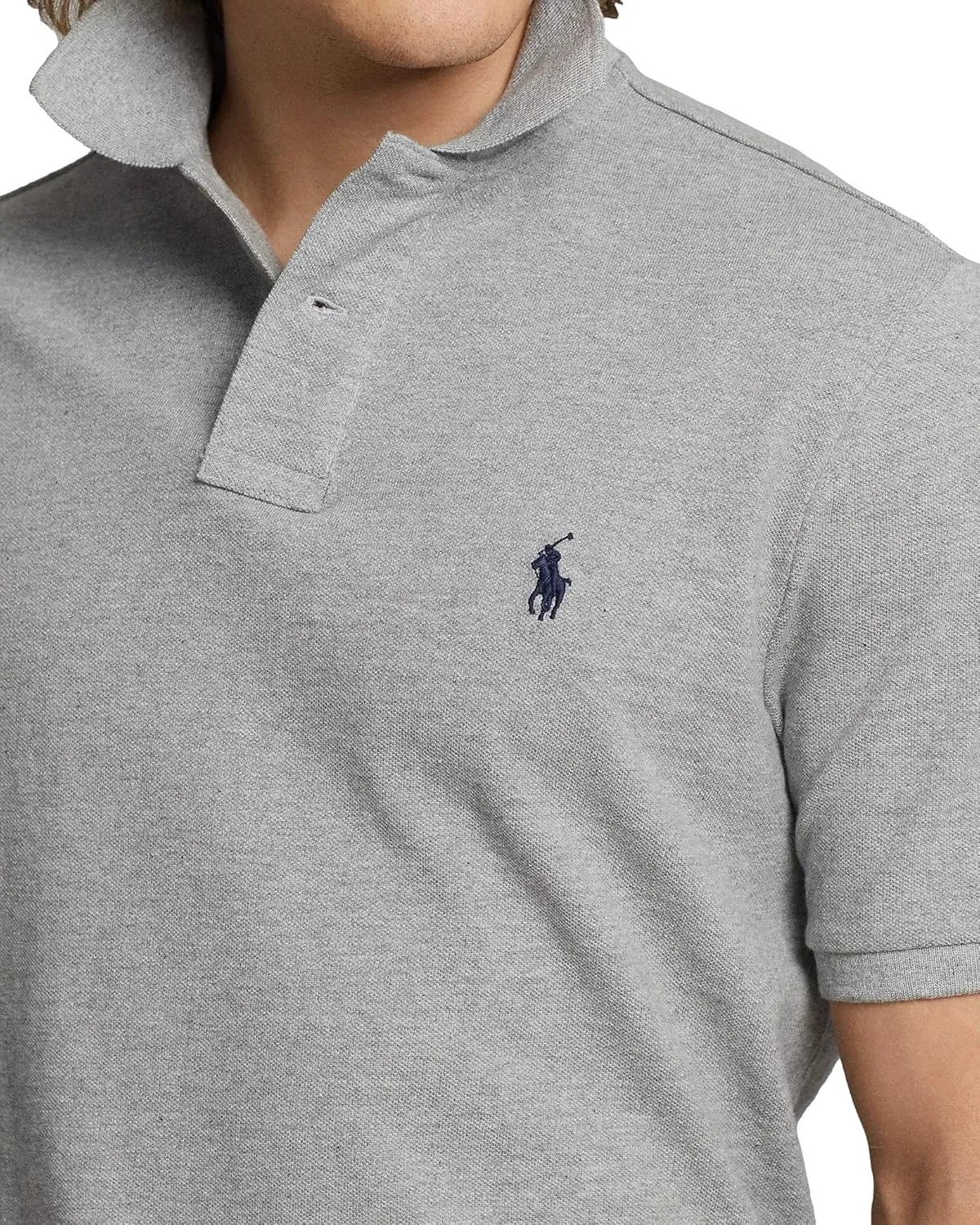 POLO RALPH LAUREN Men's Custom Slim Fit Iconic Mesh Polo