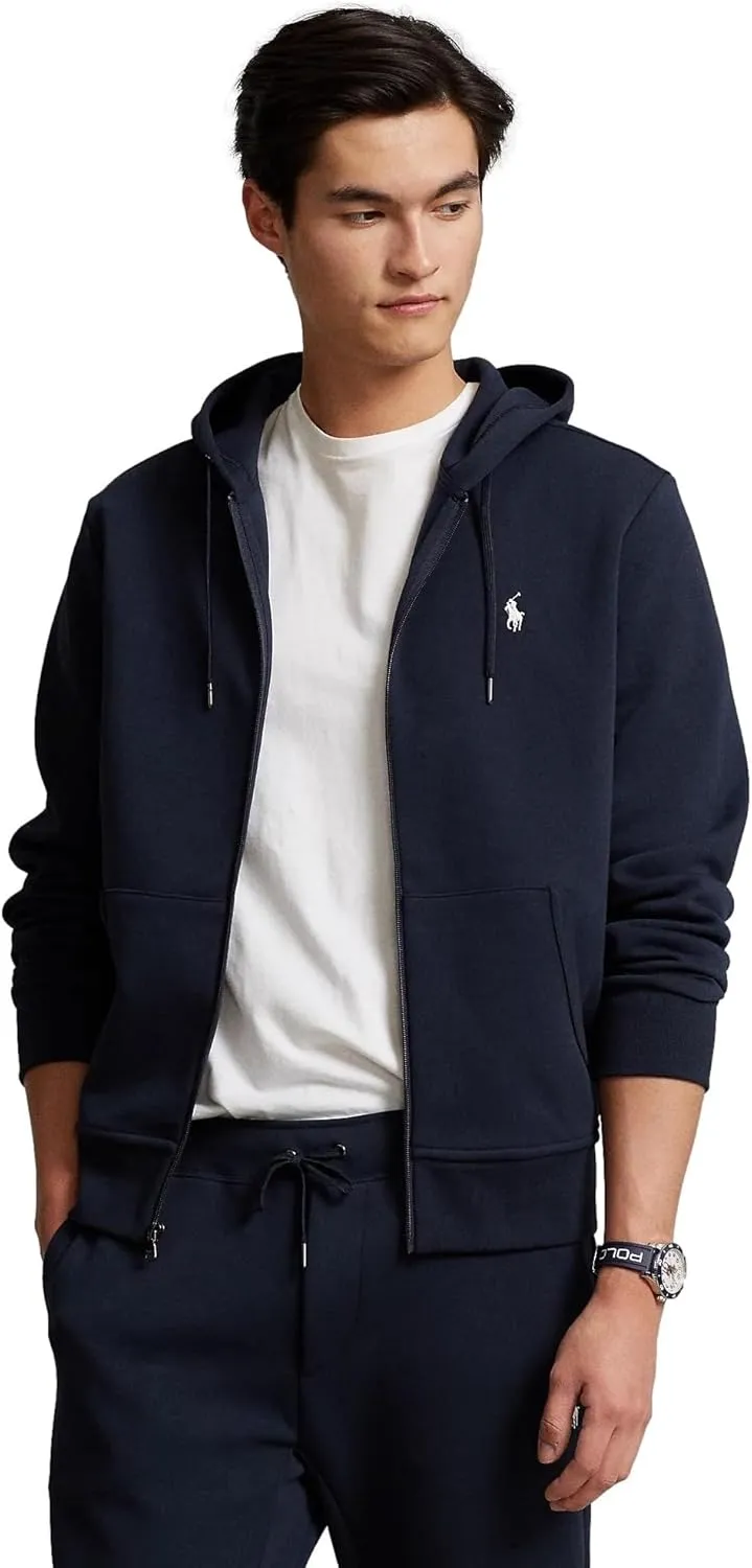 POLO RALPH LAUREN Men's Double-Knit Full-Zip Hoodie