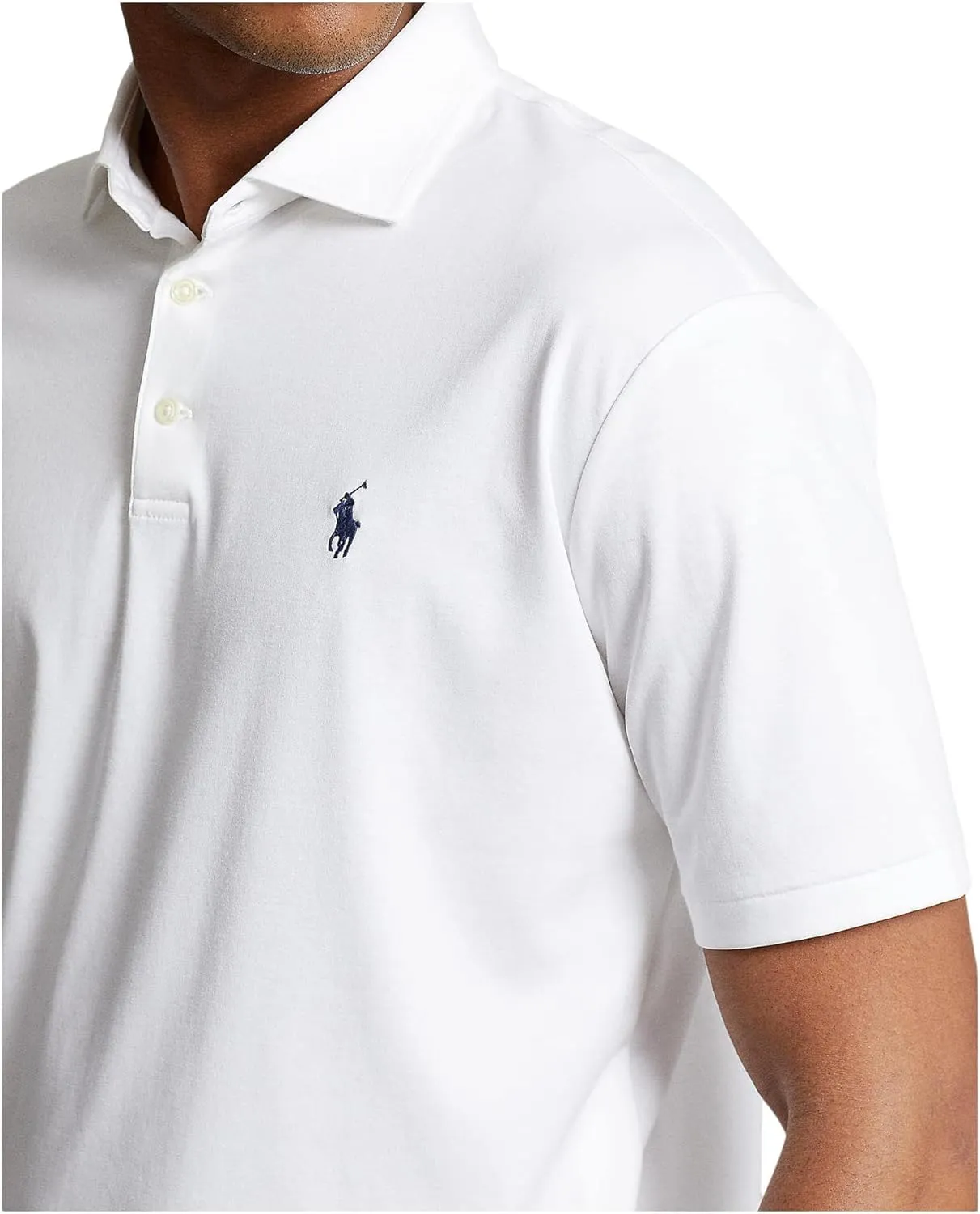 POLO RALPH LAUREN Men's Pima Polo Short Sleeve Knit
