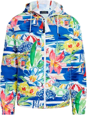 POLO RALPH LAUREN Packable Riviera-Print Jacket (Sur La Plage,XL), X-Large
