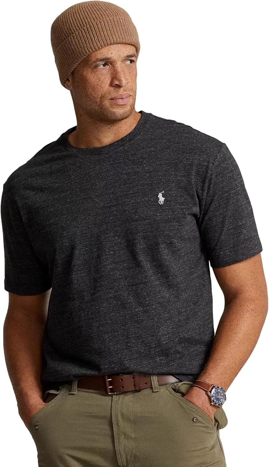 Polo RL Men's Big and Tall Crewneck Pony T-Shirt