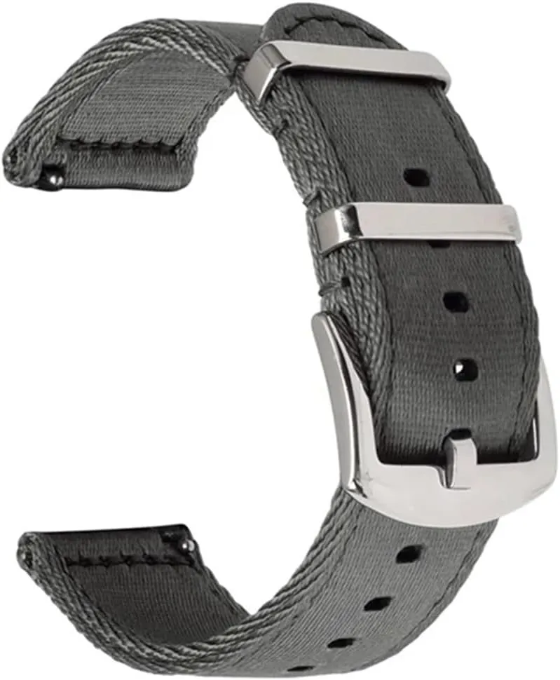 Premium Nylon Watch Sport Strap Universal Straps Watch Straps Stainless Steel Straps Silicone Straps Men's or Women's Straps Watch Canvas Universal Bracelet 18m