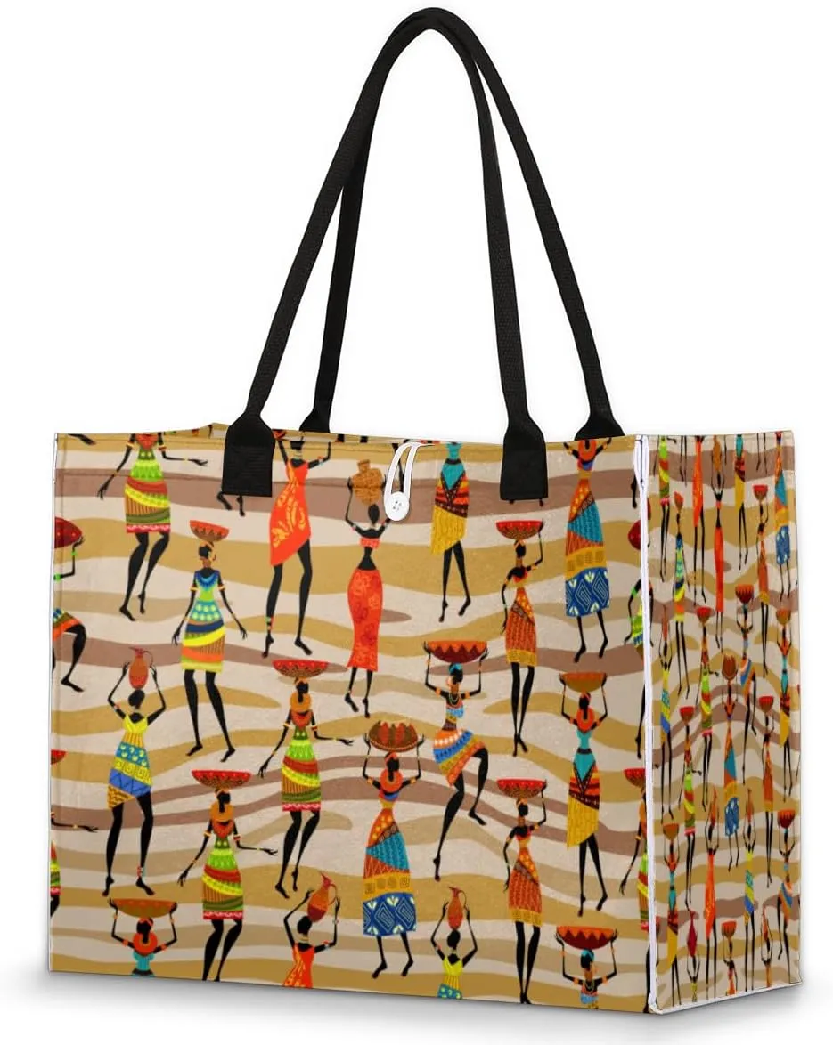 QsirBC Abstracted Interesting Theme Tote Bag for Women Shoulder Bags with Pockets Handbags Purses Large Totes