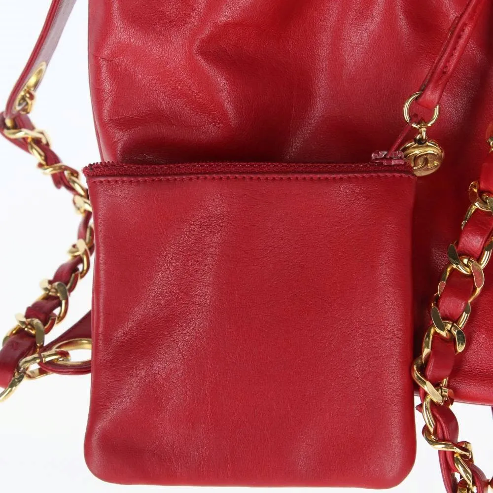 Quality Bucket Top Chanel Quality Large variety Top Red Big ticket savings Bag Chanel