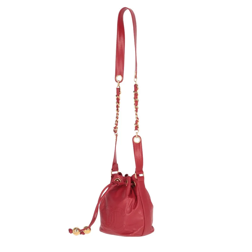 Quality Bucket Top Chanel Quality Large variety Top Red Big ticket savings Bag Chanel