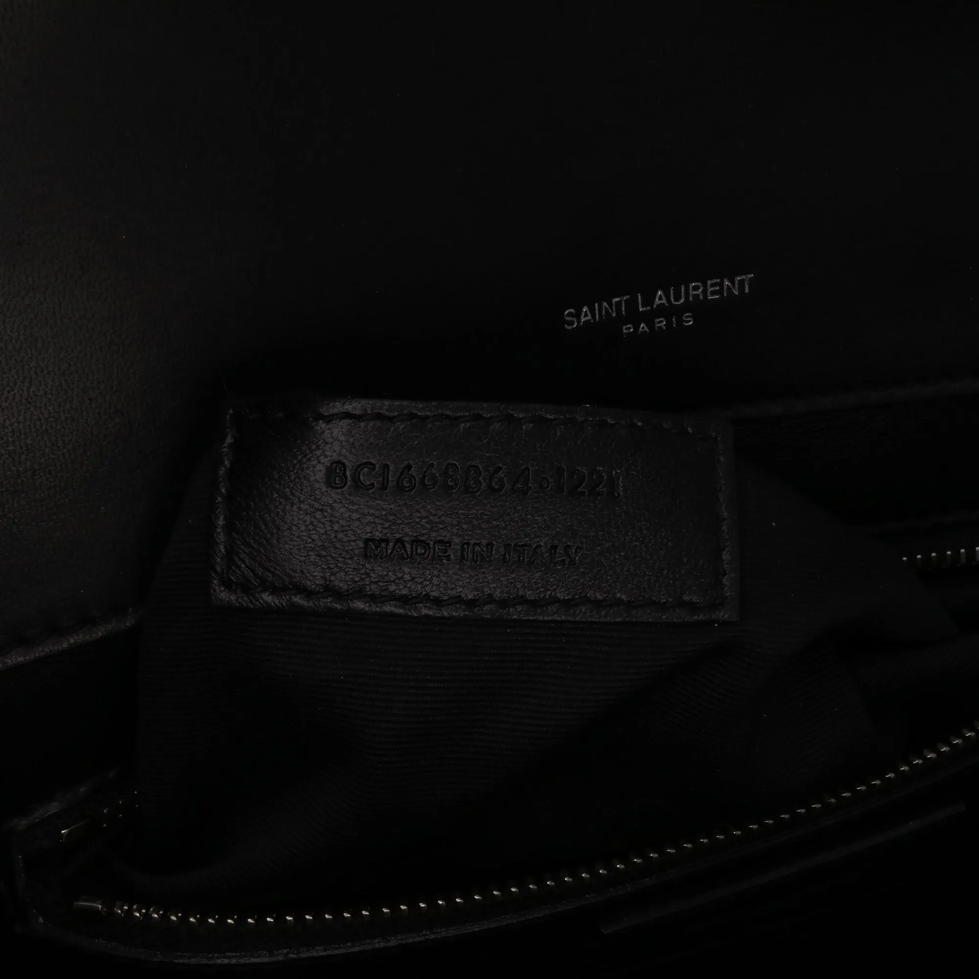 Quilted Lambskin Studded Monogram Gaby Shoulder Bag