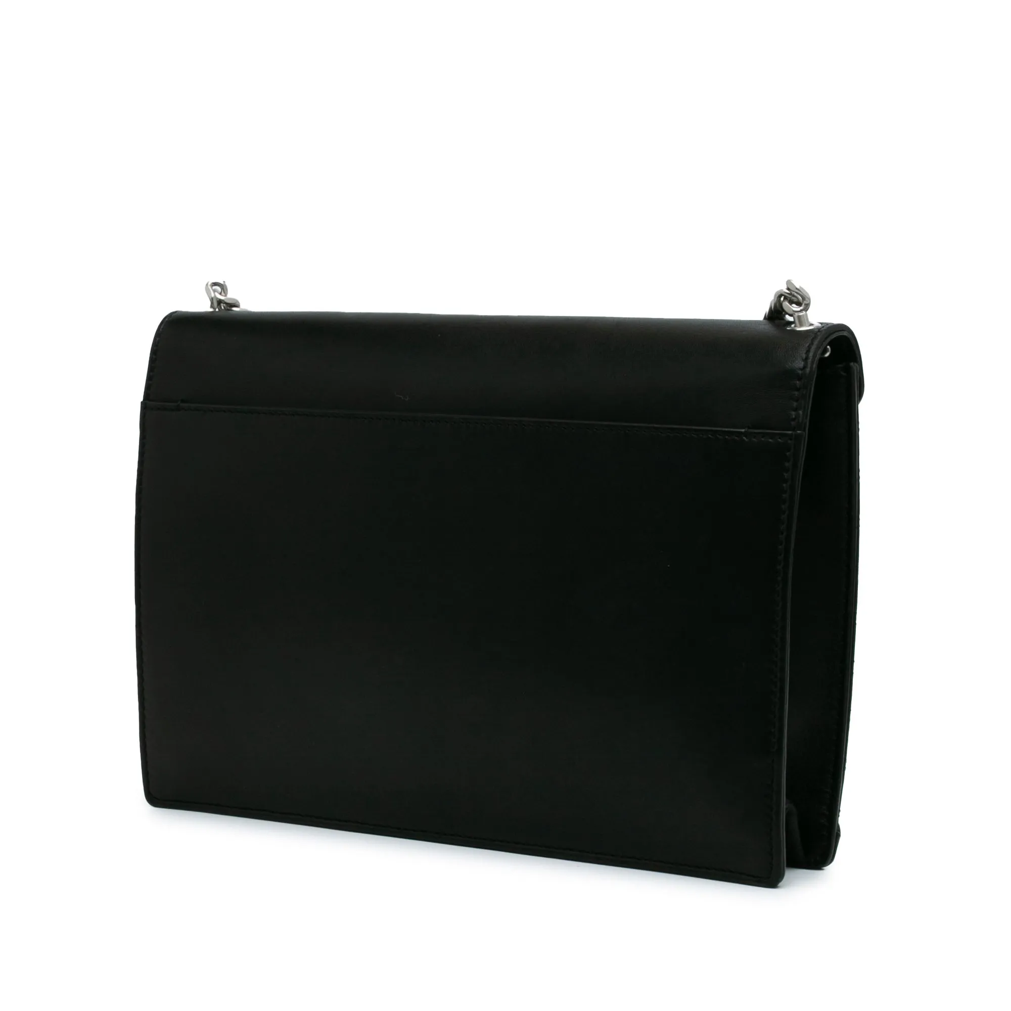 Quilted Lambskin Studded Monogram Gaby Shoulder Bag