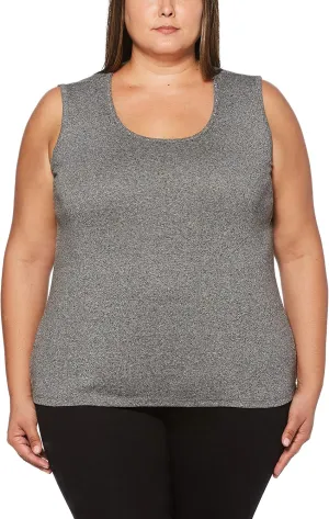 Rafaella Women's Plus Size Heat Set Tank