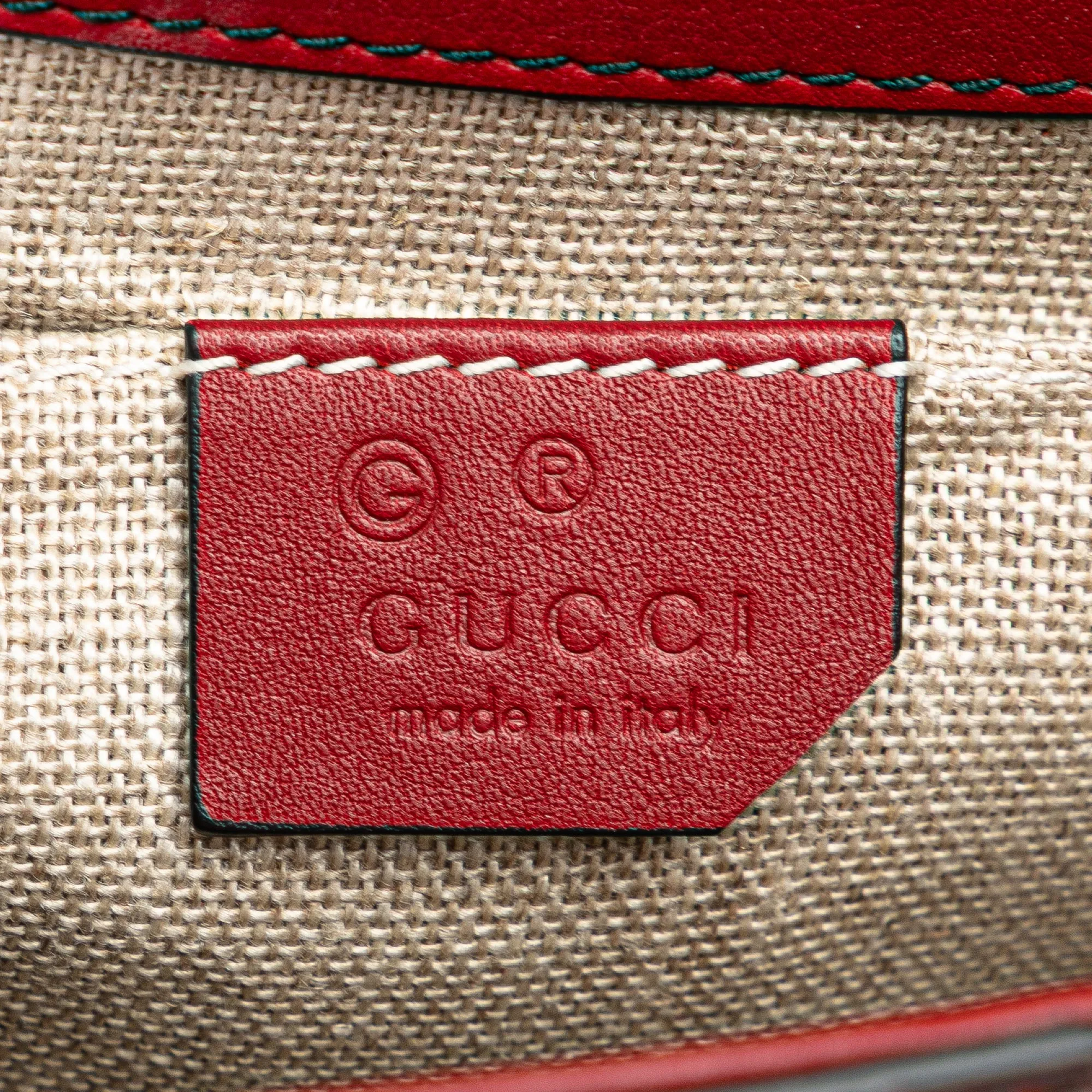 Red Gucci Mini Microguccissima Emily Crossbody
