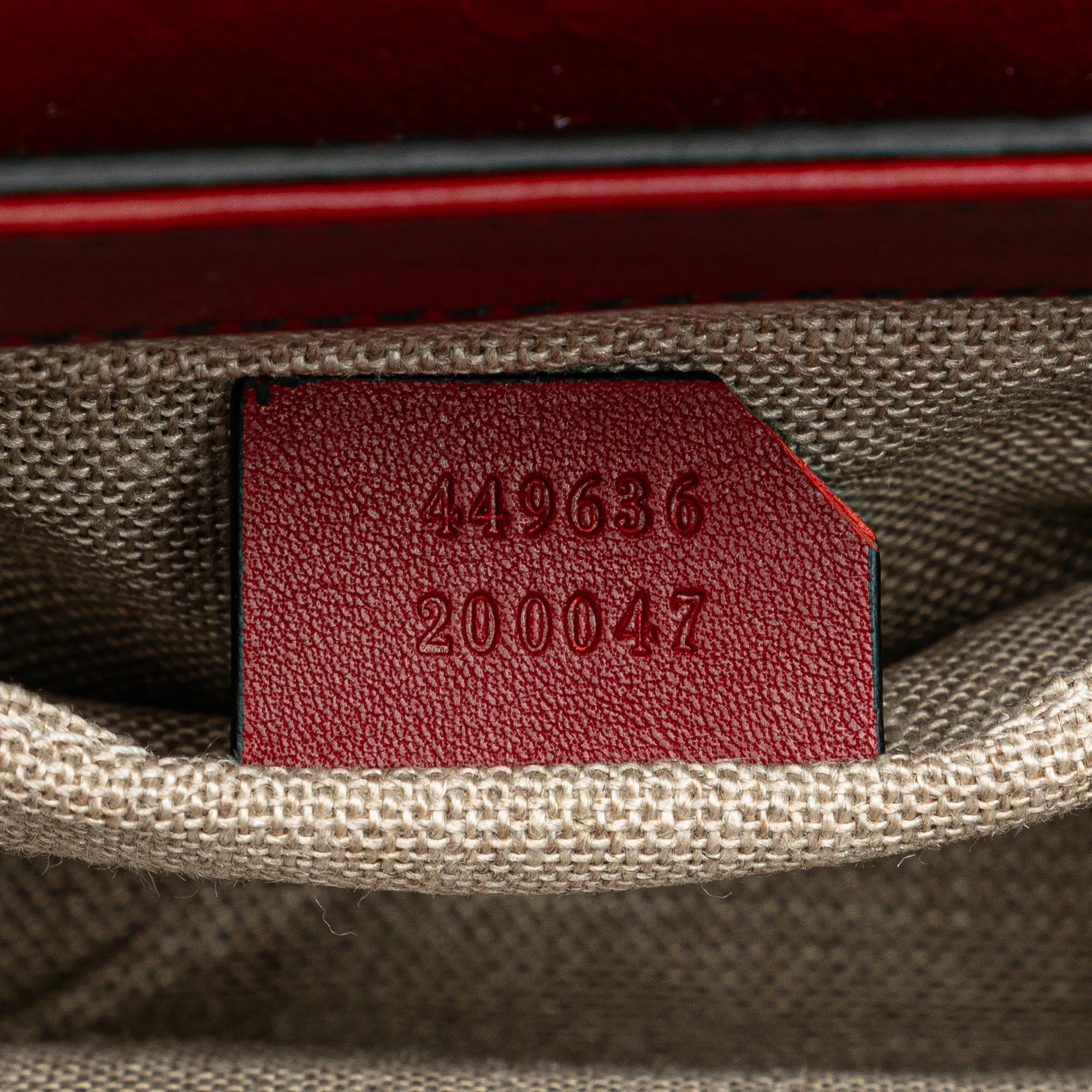 Red Gucci Mini Microguccissima Emily Crossbody