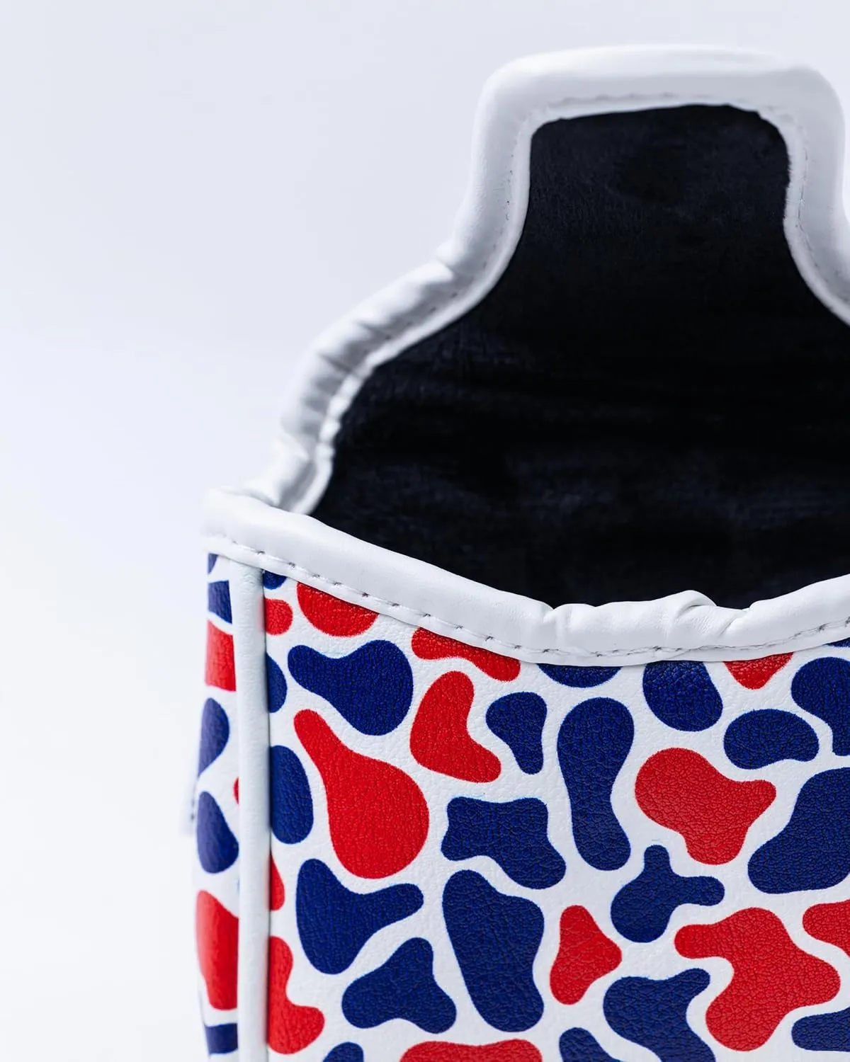 Red White Blue Camo Headcovers - Premium Quality Golf Headcovers. Embroidered Hand-Made Leather, Stylish Golf Club Cover - Customize Your Golf Bag
