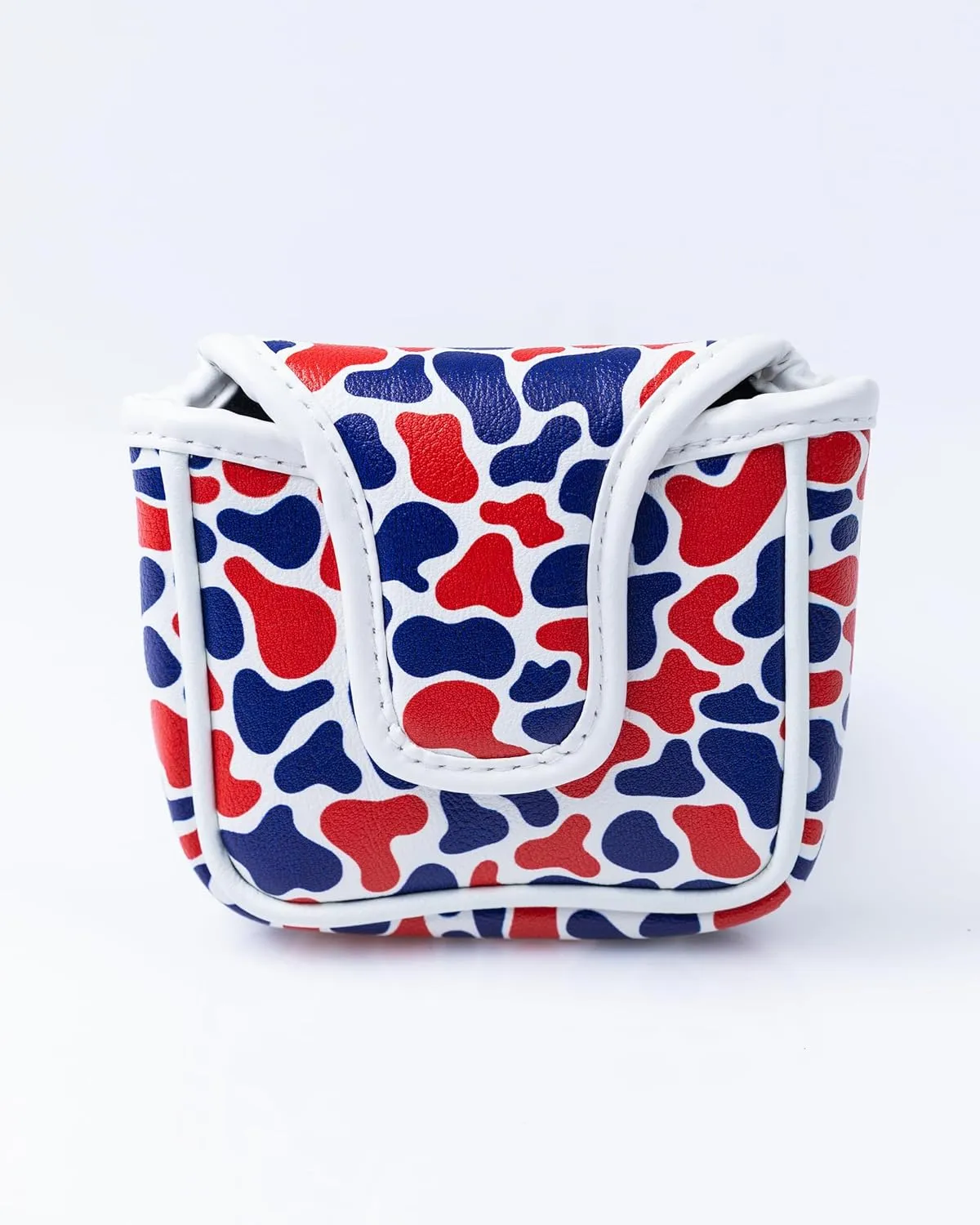Red White Blue Camo Headcovers - Premium Quality Golf Headcovers. Embroidered Hand-Made Leather, Stylish Golf Club Cover - Customize Your Golf Bag