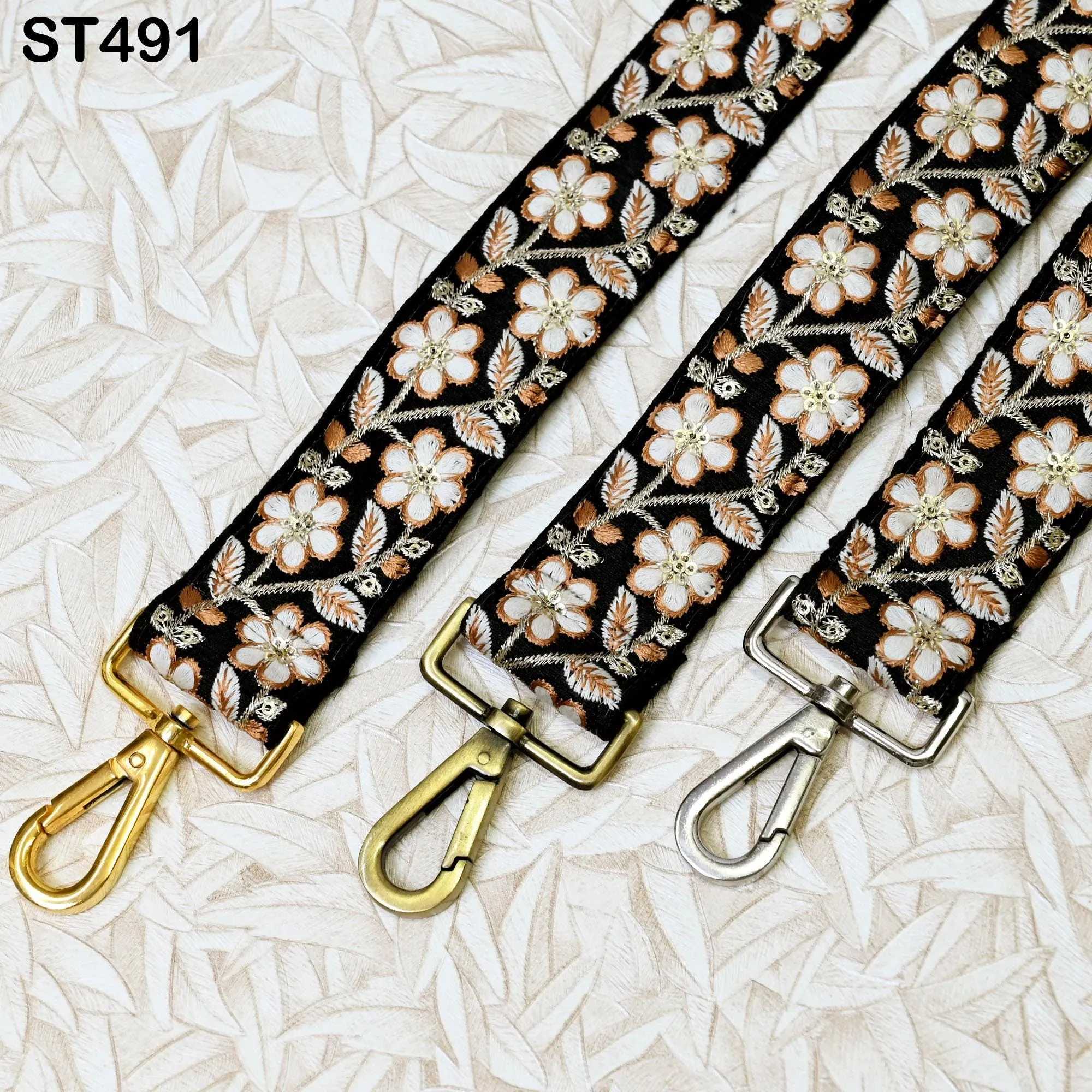 Replacement Strap Tote Messenger Bags Strap for Purses Shoulder Crossbody Straps Embroidered Boho Guitar Strap Handbag Strap Gift for Sister