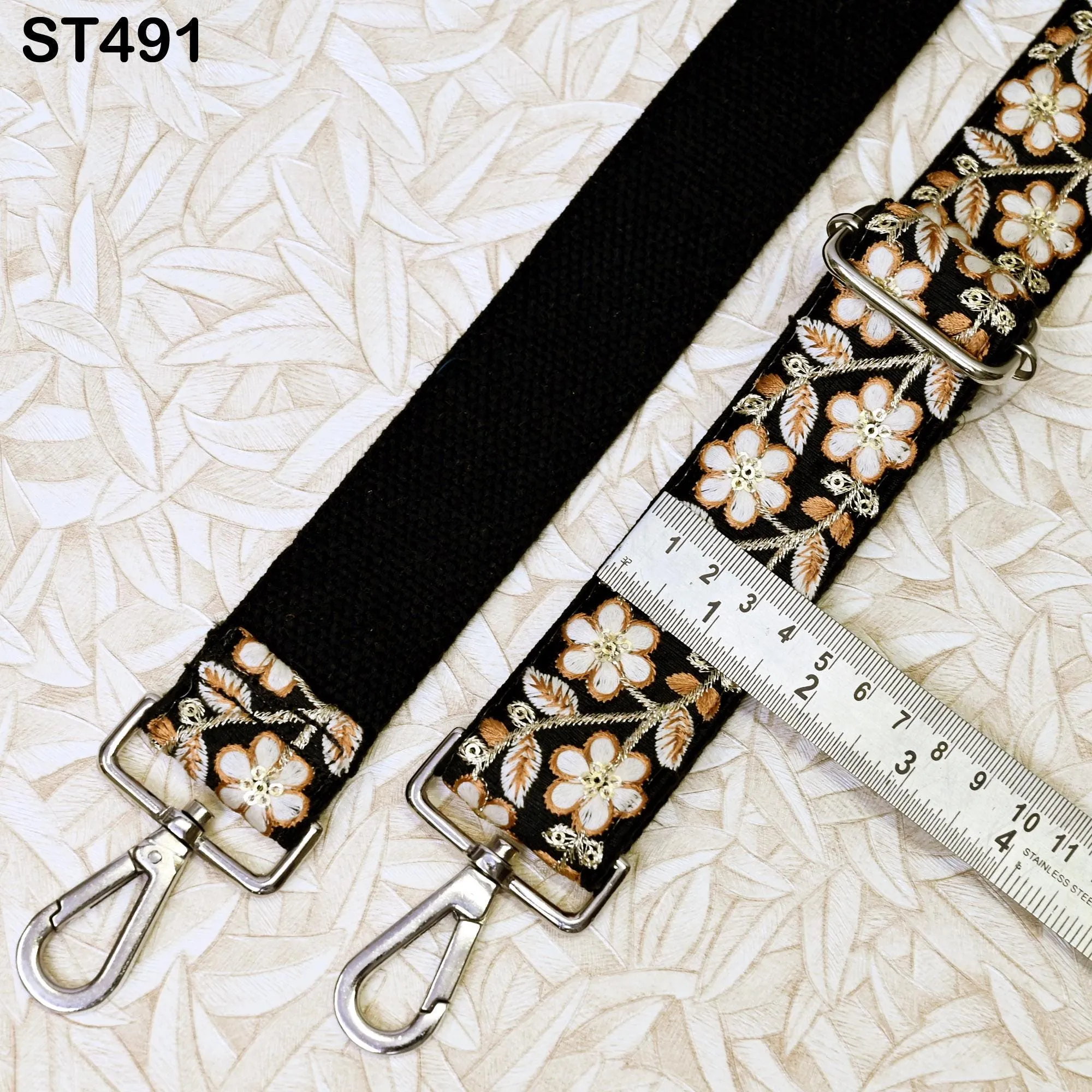 Replacement Strap Tote Messenger Bags Strap for Purses Shoulder Crossbody Straps Embroidered Boho Guitar Strap Handbag Strap Gift for Sister