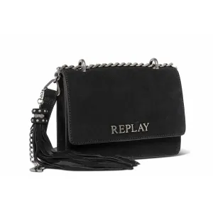 Replay Women's Crossbody Bag in Solid-colored suede
