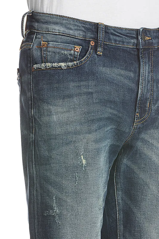 ROCK REVIVAL REMIX VINTAGE BLUE A87 ALT STRAIGHT JEAN
