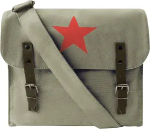 Rothco Khaki Vintage Medic Bag With Brown Star